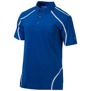 Columbia Polo Heren, Cut Away DonkerBlauw, 49CVDFNMT